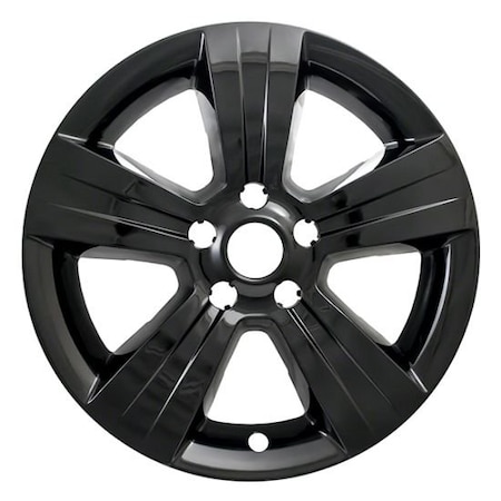 Coast2Coast 17", 5 Spoke, Gloss Black, Plastic, Set Of 4, Not Compatible With Steel Wheels IWCIMP373BLK